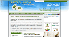Desktop Screenshot of fasttrack-divorce.co.uk